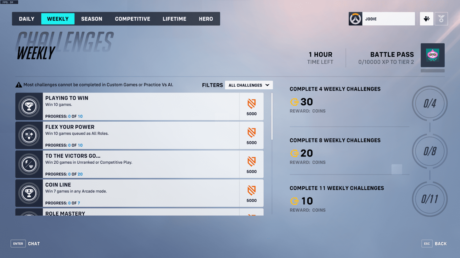 Overwatch 2 Weekly Challenges 