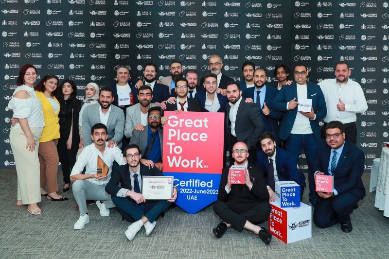 Esports Middle East تحصل على شهادة Great Place to Work® في الإمارات