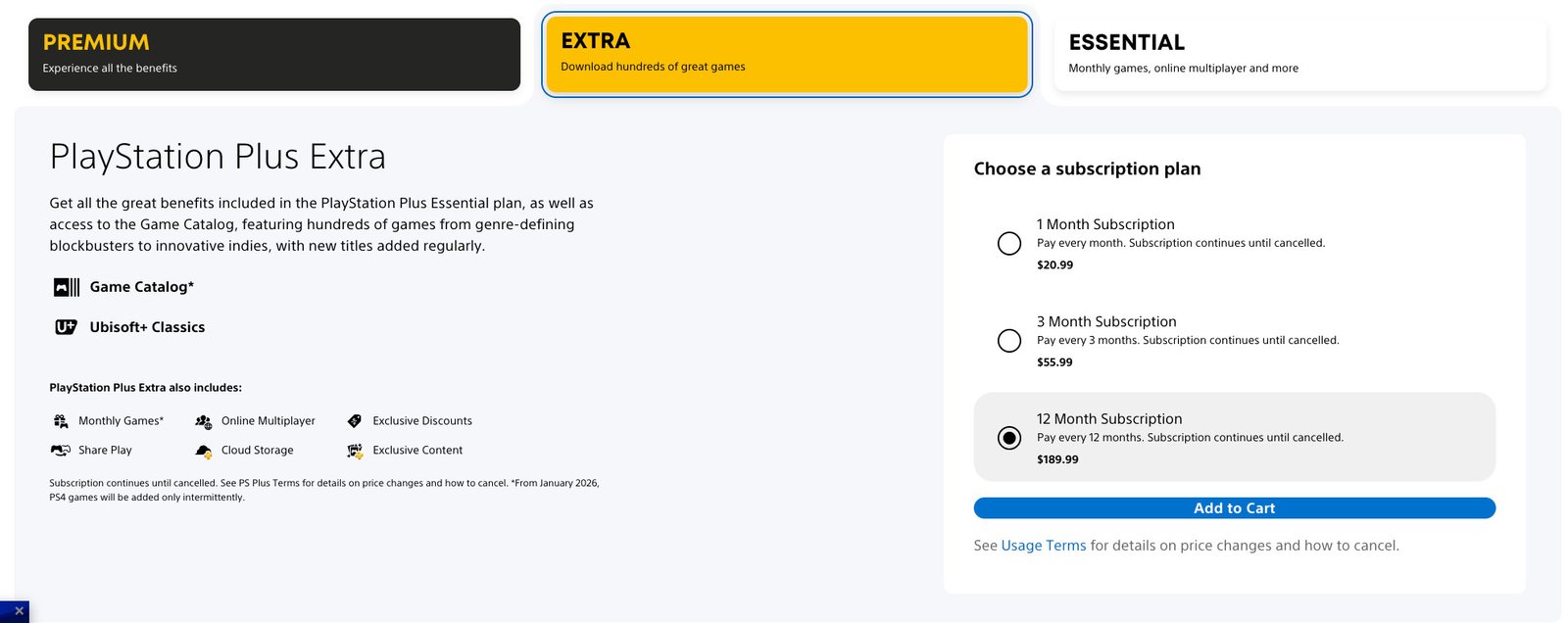 أسعار PlayStation Plus