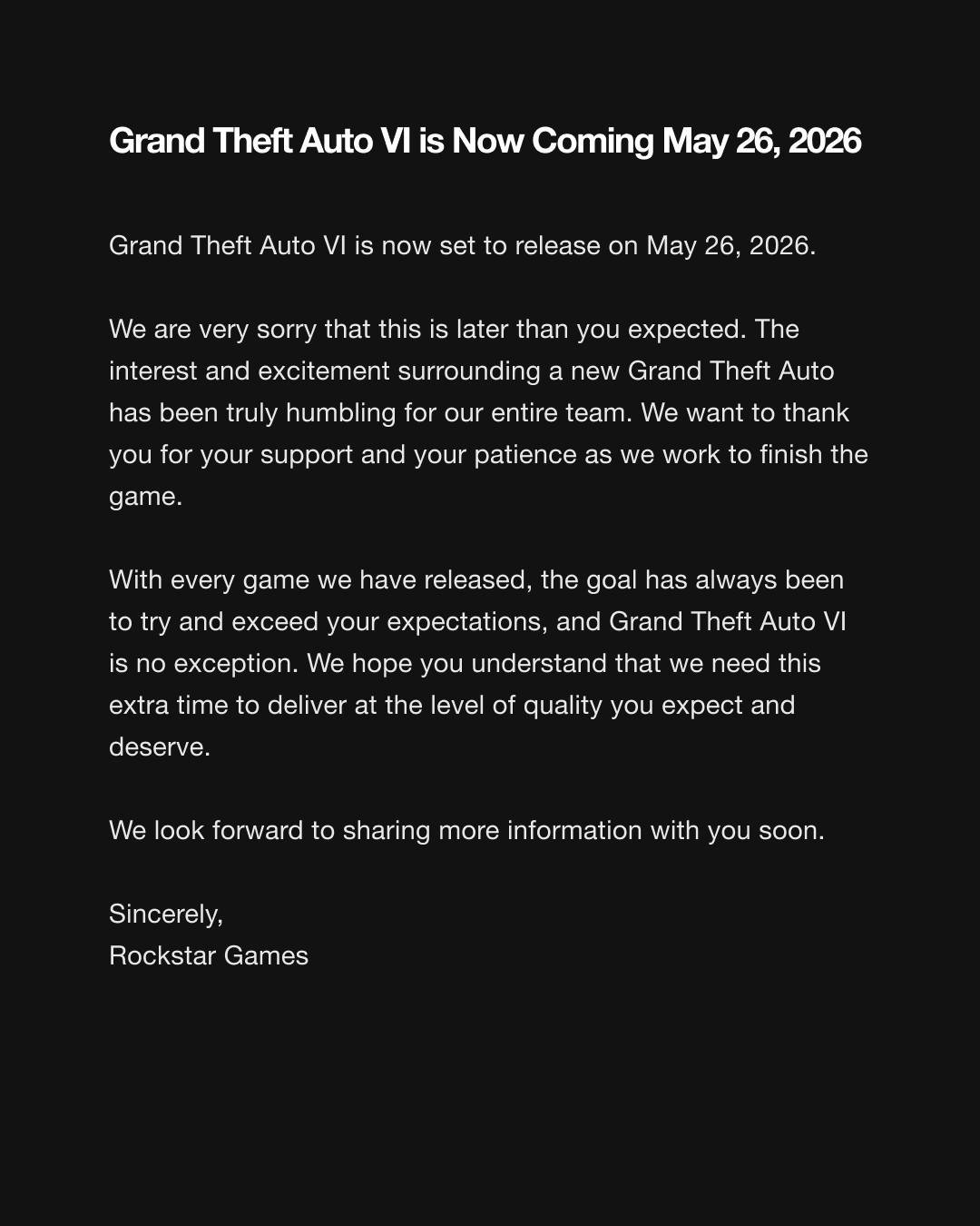 تأجيل GTA 6