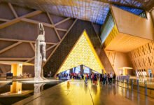 نظرة على التقنيات الذكية في المتحف المصري الكبير