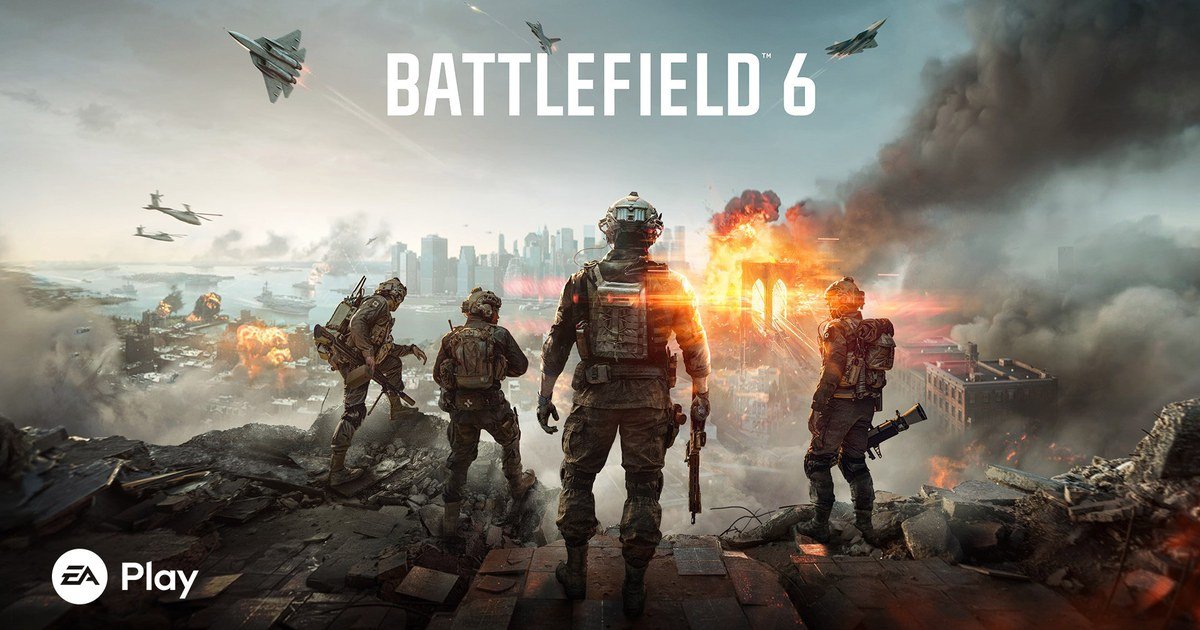 الفن الرسمي للعبة Battlefield 6 من Xbox