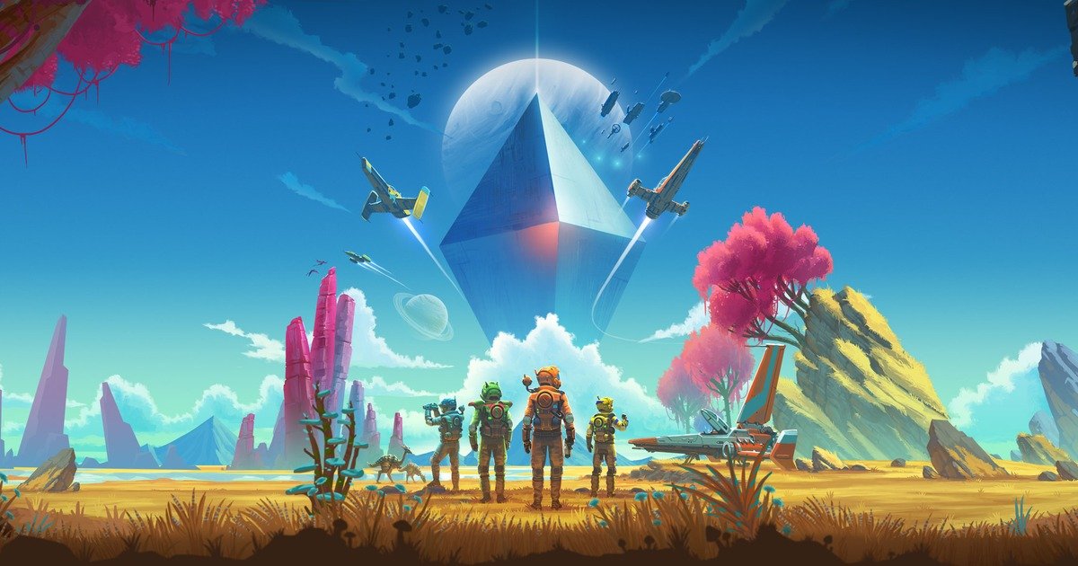 فن رسمي للعبة No Man's Sky من موقع الاستوديو الرسمي