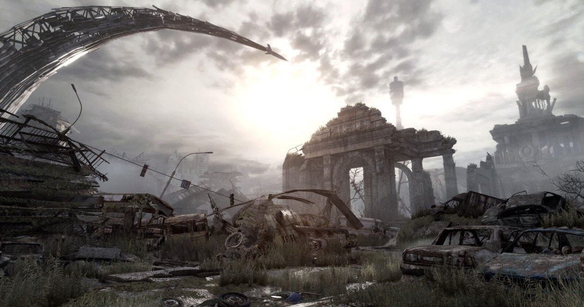 أنقاض مدينة في لقطة رسمية من Metro Redux