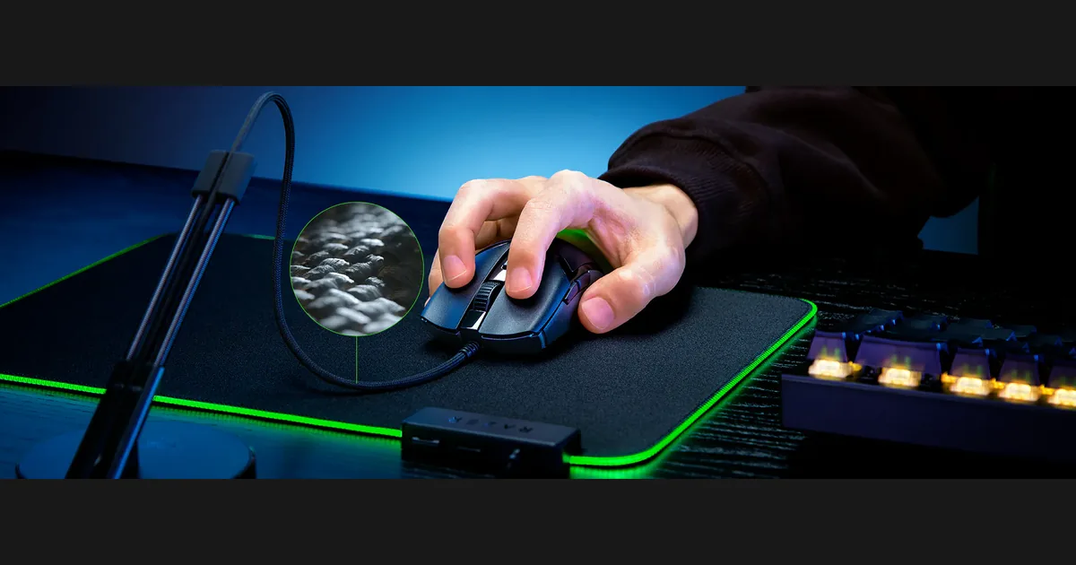 أفضل ماوس جيمنج: Razer Cobra سلكي أثناء الاستخدام