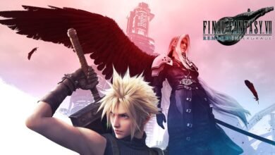 Final Fantasy VII Remake Intergrade artwork with Cloud and Sephiroth