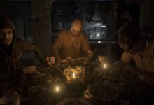 مشهد مائدة الطعام في Resident Evil 7 من صور كابكوم الرسمية