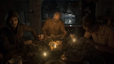 مشهد مائدة الطعام في Resident Evil 7 من صور كابكوم الرسمية