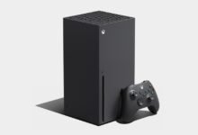 جهاز Xbox Series X الأسود مع وحدة التحكم الرسمية