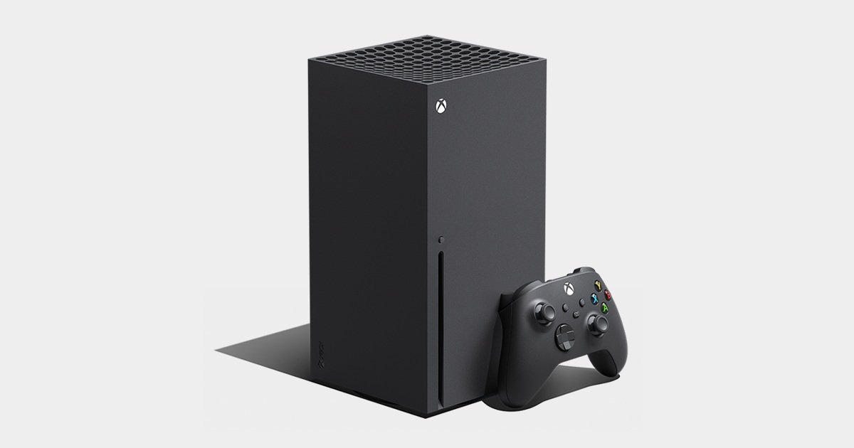 جهاز Xbox Series X الأسود مع وحدة التحكم الرسمية