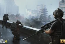 جنود مسلحون يراقبون مدينة في صورة رسمية لطور DMZ من Modern Warfare 4