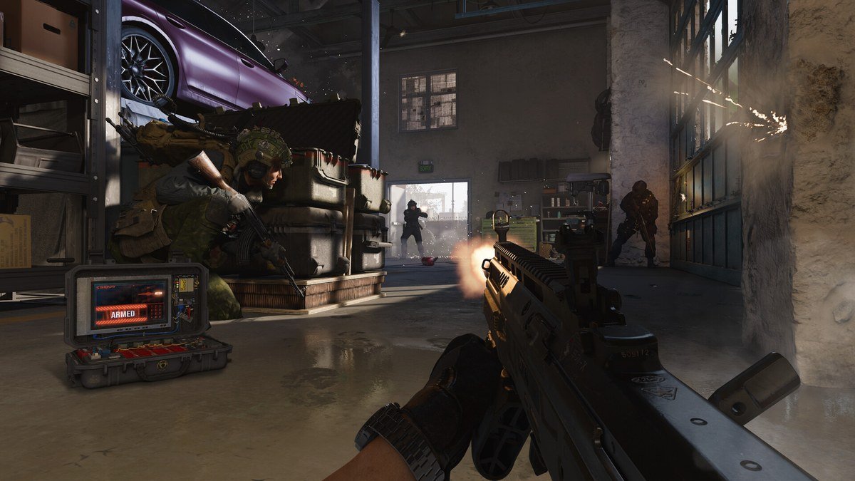 منظور إطلاق نار داخل مبنى في Call of Duty Modern Warfare 4