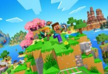 الفن الرسمي للعبة Minecraft من Mojang